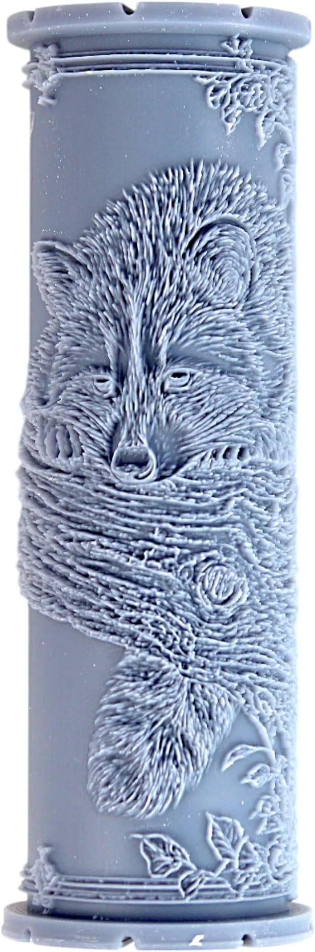Raccoon Clay Texture Roller (4") - Forest Set #01 - Embossing Pattern Roller for Polymer & Ceramic Clay, Pottery & Crafts