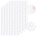 JANYUN 140 Pcs Double Sided Sticky Dots Removable Round Putty Clear Double Sided Tape for Crafts No Trace Sticky Tack Adhesive Tape (15 mm)