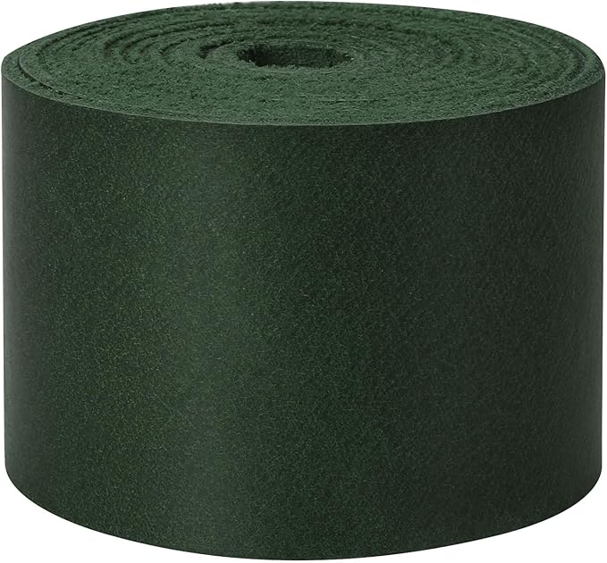 Ringsun 2 Inch Wide Flat Leather Strips for Crafts, Full Grain Leather Strap Cord String for Crafts, Tooling (2mm Thick 72.5 Inches Long Green)