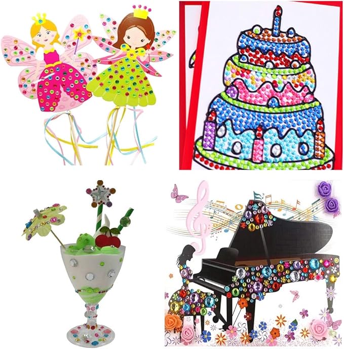 586pcs Jewels Stickers Gem Stickers Rhinestone for Crafts Sticker Gems Self Adhesive Bling Jewels