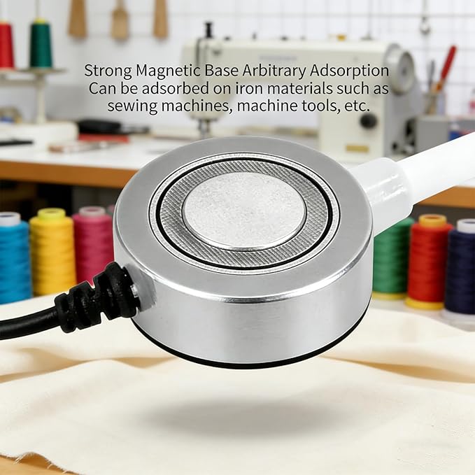 Magnetic Positioning Quilting Light for Sewing Machine, Sewing Machine Laser Guide with Straight, Crosshair and Dot Light, Hands-Free Rotating Laser Positioning Light for Sewing (Dot)