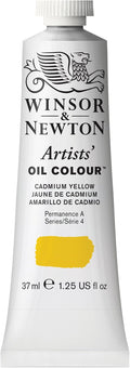 Winsor & Newton Artists' Oil Color, 37ml (1.25 oz) Tube, Cadmium Yellow