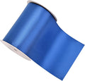 YAMA Double Face Satin Ribbon Roll - 4 inch Wide Solid Color Craft Ribbon, Great for Chair Sash,Making Bow, Sewing and Wedding Bouquet- 5 Yard/Spool, Royal Blue