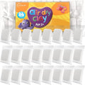 CALPALMY Air Dry Clay (8.5oz), Bulk 24-Pack White Moldable Foam Clay, Airdry Soft Clay for Kids Gifts Partty and School Project Supplies, Perfect for Crafts Cosplay Sculpting and Artistic Projects