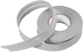 MECCANIXITY 3/4 Inch Single Fold Bias Tape Polyester Continuous Bulk Bias Tape for Sewing, Seaming Quilting Hemming Binding Crafts (Gray 10 Yards)