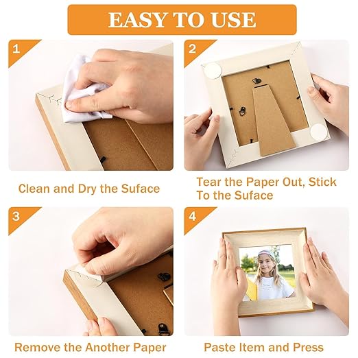 JANYUN 140 Pcs Double Sided Sticky Dots Removable Square Putty Clear Double Sided Tape for Crafts No Trace Sticky Tack Adhesive Tape (Square 40 mm)