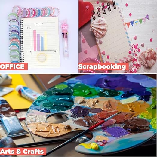 Washi Tape Set, 20 Rolls of Colorful Washi Tape, Decorative Tape for Arts and Crafts, Scrapbooking Supplies. (Basic)