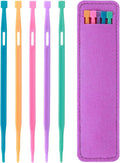 Purple Thang Sewing Tools, 5 Pcs Stuffing Tools, Versatile Gadgets for Quilting & Craft Projects Ideal for Sewing Kits, with Purple Storage Bag