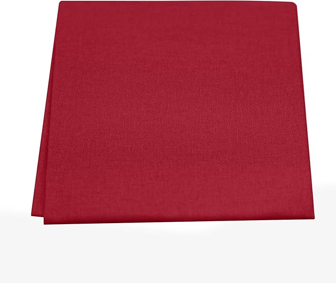 3 Pieces 18 x 21 Inches Cotton Fabric Precut Quilting Fabric Bundles Solid Colors Layer Cakes Quilt Material for DIY Craft Sewing Embroidery (Burgundy)