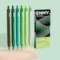 ENMY Acrylic Fineliner Pen, 6Pcs Aesthetic Colors 0.6mm Fine Point Retractable Markers, Colorful Drawing Pen for Journaling, Outlining, Sketch, Note-Taking, Smooth Art Pens for Adults & Kids