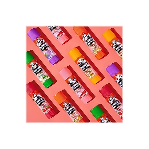 Elmer's Scented Glue Sticks, Washable, Clear, Assorted Scents, 6 Grams, 30 Count - Kids Activity, Birthday Fun, Stocking Stuffer, Vision Board, #1 Teacher Brand