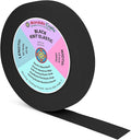 Mandala Crafts Wide 1.5 Inch Black Elastic Bands Spool for Pants Waistbands Sewing and DIY Crafts, 50 YD Stretchy Flat Fabric Strap Knit Elastic Band for Wig
