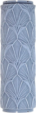Art Deco Fan Pattern Clay Texture Roller (4") - Seamless Set #01 - Embossing Pattern Roller for Polymer & Ceramic Clay, Pottery & Crafts