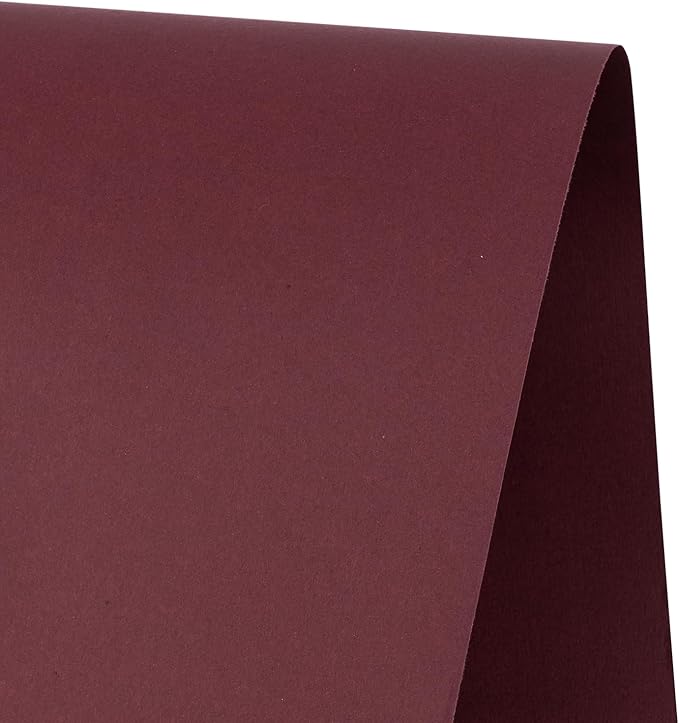 RUSPEPA Wine Red Kraft Paper Roll - 18 inches x 100 feet - Recyclable Paper Perfect for for Crafts, Art, Wrapping, Packing, Postal, Shipping, Dunnage & Parcel