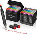 100 Color Alcohol Markers,Dual Tip Art Marker Pen, Classic Series Alcohol Felt Permanent Markers, Animation Art Sketch Sketching, Alcohol-based Markers