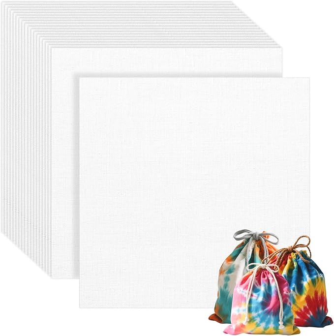 100 PCS 10 x 10 Inch White Fabric Squares, Precut White Cotton Squares,Solid Color Quilting Fabric Bundles Cotton Embroidery Quilting Cloth for Craft Lovers DIY Sewing Crafting