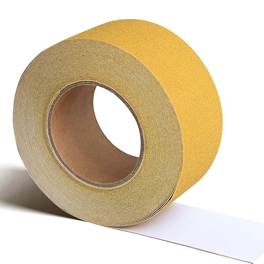 PSA Longboard Sandpaper 180-Grit 2-3/4in x 20 Yards Self Adhesive Stickyback Continuous Roll PSA Sandpaper Roll for Automotive Woodworking Air File Sanders Hand Sanding Blocks