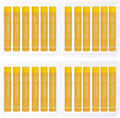 PATIKIL Yellow Oil Pastels, 24Pcs Soft Oil Crayons Creamy Pastels Stick Art Supplies for Art Painting Drawing Blending Graffiti for Artists Beginners