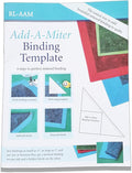 YICBOR Add-A-Miter Binding Quilting Ruler and Template #RL-AAM