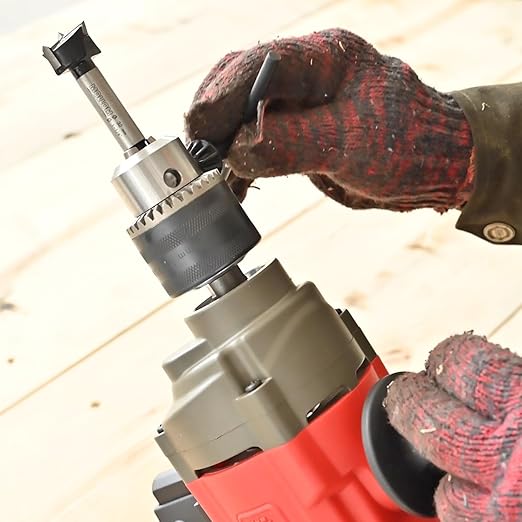 Mollom 3-1/2" (89mm) Forstner Drill Bit for Precise Woodworking with Durable YG8 Carbide Thickness of 2.0mm,This Hinge Cutter Tool is Ideal for Hard Wood, Plastic, Plywood