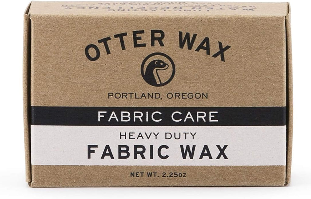 Water Repellent Fabric Wax Bar for Waxed Canvas Jackets & Bags, 2.25 oz, Otter Wax