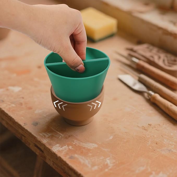 ZENFUN 3 Packs Rim Cone Pottery Tool, 3 Sizes Ceramic Rim Shaper Cone, 3D Printed Pottery Tool Fixing Rims for Potters Clay Artists Beginners (XS,S,M)