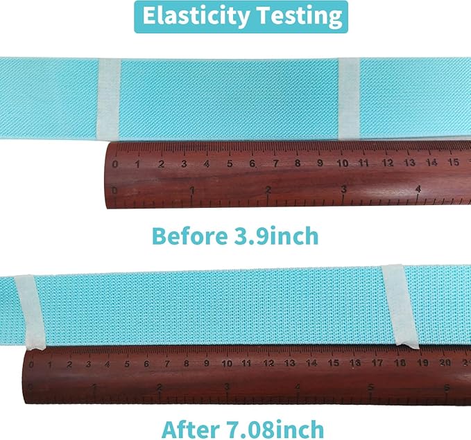 1.5 inch Turquoise Wide Elastic Band for Sewing 10 Yards Double-Side Twill Woven Elasitc Stretch Heavy Knit Elastic Waistband for Pants Wigs DIY Crafts & Projects