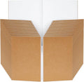 Paper Junkie Journaling Notebooks - 24 Pack, 8.5 x 11 In, Brown, Soft Cover - Blank Unlined Kraft Paper Sketchbooks & Writing Journals Bulk for Sketching & Note Taking