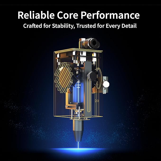 Ortur R2 10W Laser Engraver Enclosed Laser Cutter and Engraver Machine Smart Camera Positioning Batch Engraving Wood & Metal