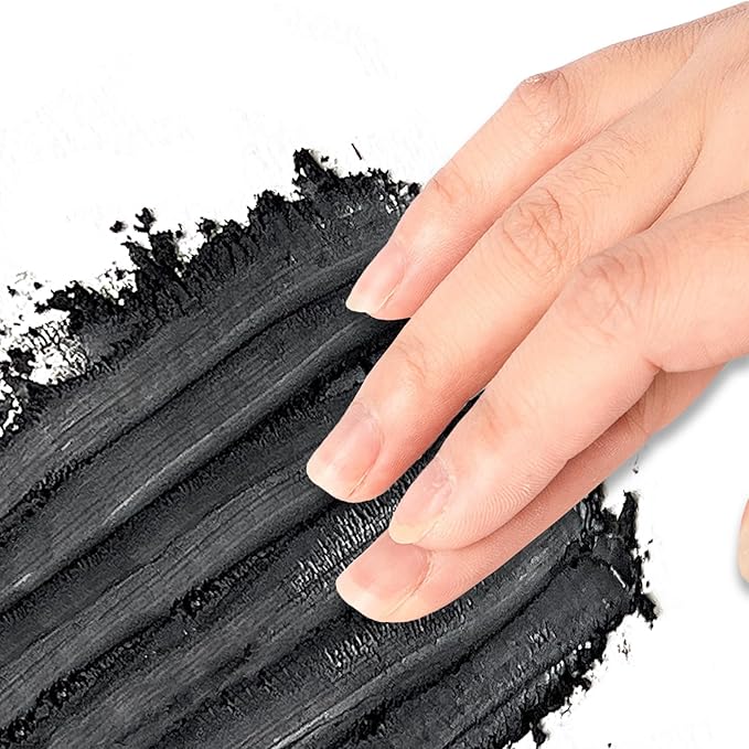 qianshan Soft Oil Pastels Set of 12 Single Colors,Soft Texture Vibrant and Creamy Oil Crayons Pastels Art Supplies.Black