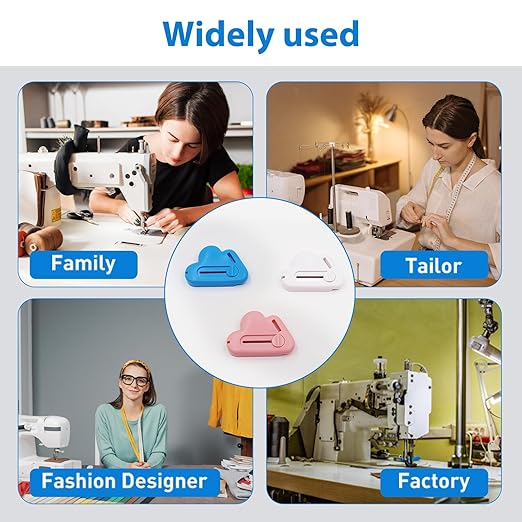 3Pcs Magnetic Seam Guide for Sewing Machine with Seam Rippers, Multifunctional Hemmer Guide with Scale, Stitch Remover Tool, Universal Sewing Accessories and Supplie