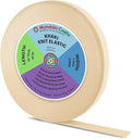 Mandala Crafts Wide 1 Inch Khaki Elastic Bands Spool for Pants Waistbands Sewing and DIY Crafts, 50 YD Stretchy Flat Fabric Strap Knit Elastic Band for Wig