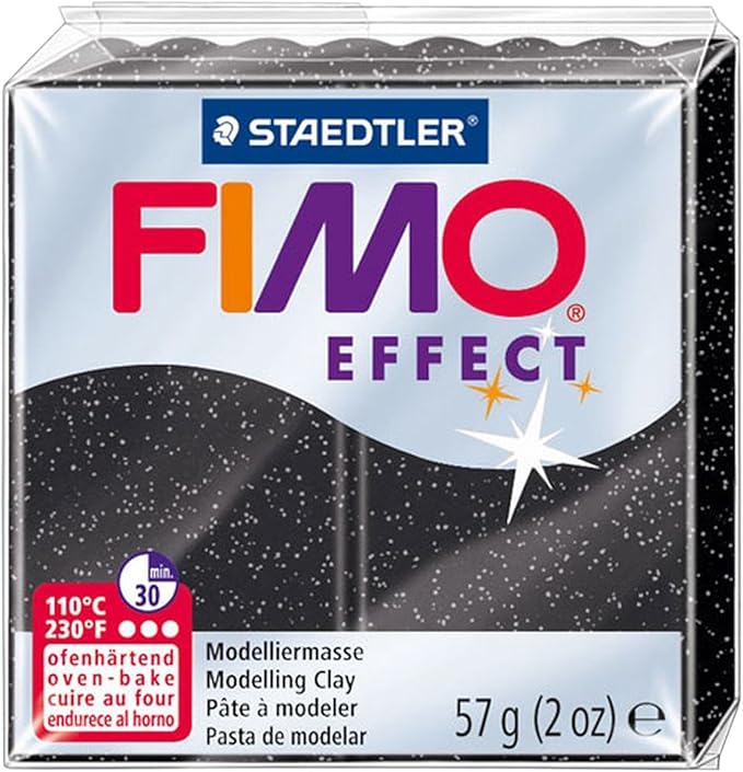 Staedtler FIMO Effects Polymer Clay - -Oven Bake Clay for Jewelry, Sculpting, Star Dust 8020-903