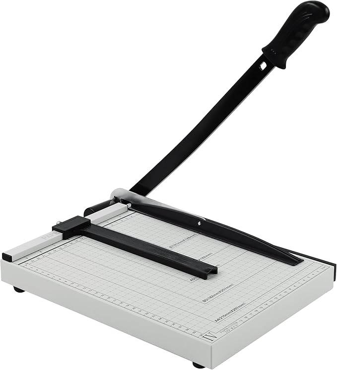 Precision Paper Cutter for A4/B5/A5/B6/B7, 10x13 inches, 70GSM Capacity, Metal Base