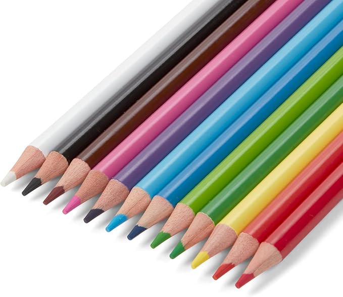 Blue Summit Supplies 144 Colored Pencils Bulk Classroom, Colored Pencil for Kids Bulk, Sharpened for Coloring, Assorted Colors, 12 Count boxes, 12 Total Boxes