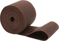 Mandala Crafts 3 Inch Elastic Silicone Gripper Tape for Clothing - 5 Yds Dotted Non Slip Elastic Band for Sewing - Brown Silicone Flat Fabric Stretchy Ribbon Straps