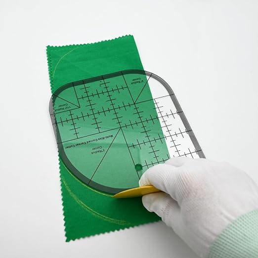 Curved Corner Cutter Quilting Ruler,Sewing Ruler,Acrylic Patchwork Quilting Templates Tools