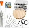 Knitting Kit for Beginners, Portable Patch Darning Kit, Patchwork Weaving Tool Set for Quickly Sewing Repair, Sewing (14 Hooks)