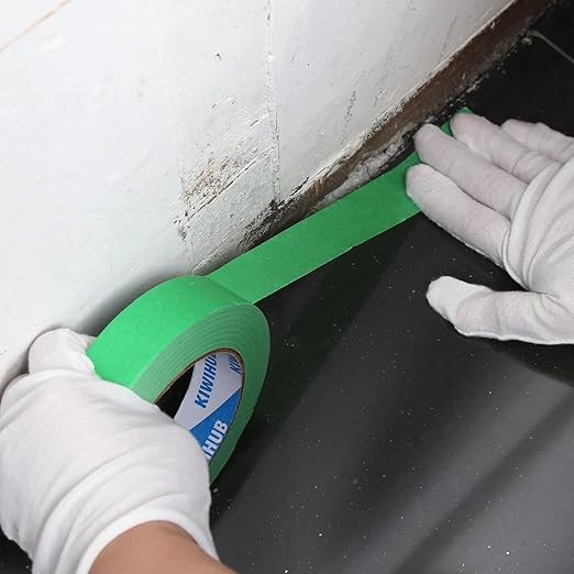 Green Painters Tape, 2" x 60 yd, 2 Rolls - Green Masking Tape - Multi Surface Use - 14 Day Clean Release Trim Edge Finishing Tape