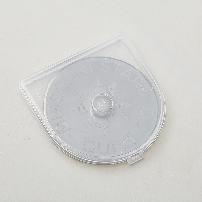 Missouri Star Universal Rotary Cutter Blades 60mm, 2 Pack | Super Sharp Replacement Blades, Fits All Rotary Cutter Handles | Fabric Trimmer Refill for Quilting and Sewing Projects