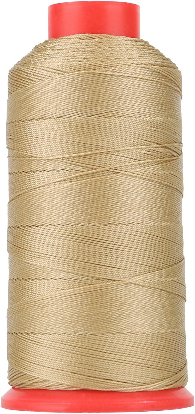Heavy Duty Bonded Nylon 66 Sewing Thread 420D/3 T135#138 750 Yards for Canvas Furniture Upholstery Leather Goods Leather Footwear Outdoors(567, 420D/3)