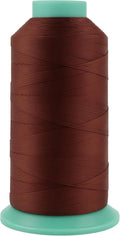 Mandala Crafts Size 46 210D T45 Bonded Nylon Thread - Copper Brown 2843 YDs Tex 45 Heavy Duty Sewing Threads for Leather, Jeans, Weaving, Outdoor Marine Upholstery