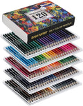 LBW Colored Pencils for Adult Coloring Books, 120 Oil Based Soft Core Professional Color Pencils Set for Artists Kids Beginners Drawing Coloring Sketching Blending