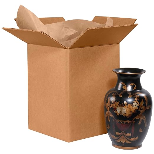 Box USA Kraft Brown Paper Roll, 30#, 30" x 1,200', 100% Recycled Paper, Ideal for Shipping, Packing, Moving, Gift Wrapping, Craft, Dunnage and Parcel