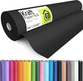 BAIJIALI 36" x 2,400" (200') Kraft Paper Roll for Craft Bulletin Board Paper Art Table Covering Crafting Gift Wrapping Bouquet Packing Parcel (Black, 36" x200')