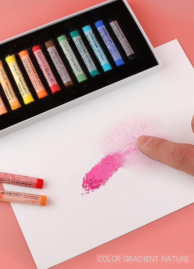 YYMIYU Soft Color Chalk Pastels for Professional Artist 70 Colour