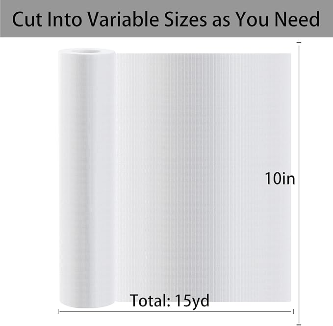 Water Soluble Stabilizer for Embroidery Topping Film (10 in x 15 yd Roll), Seneme 35um Clear Embroidery Stabilizers - Wash Away Embroidery Stabilizer for Machine Embroidery Stabilizer and Hand Sewing