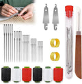 Big Eye Steel Sewing Needles Kit, 37Pcs Sewing Tool Set, Stainless Steel Hand Sewing Needles, Portable DIY Hand Made Craft Set, Suitable for Handcraft Lovers and Everyday Use