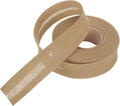 MECCANIXITY 1 Inch Single Fold Bias Tape Polyester Continuous Bulk Bias Tape for Sewing,Seaming Quilting Hemming Binding Crafts (Khaki 10 Yards)