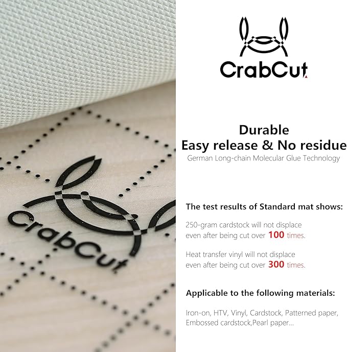 Cutting Mats for Silhouette Cameo 5/4/3/2/1 12x12 Inch 4 Mats Standard Stickness Dot Design Durable Long Lasting Replacement Sticky Cut Mat for HTV Vinyl Cardstock Projects